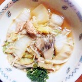 白菜と舞茸・エノキのシーチキン入り鍋